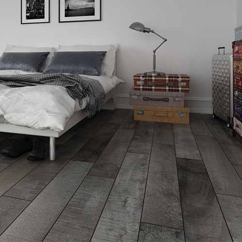 Amazonia Oiba Brown WoodLook Tile Plank Room View